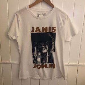 Janis Joplin music band T-shirt hippie rock